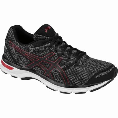 Asics Gel-Excite 4 - Miesten Juoksukengät - Mustat/Punainen